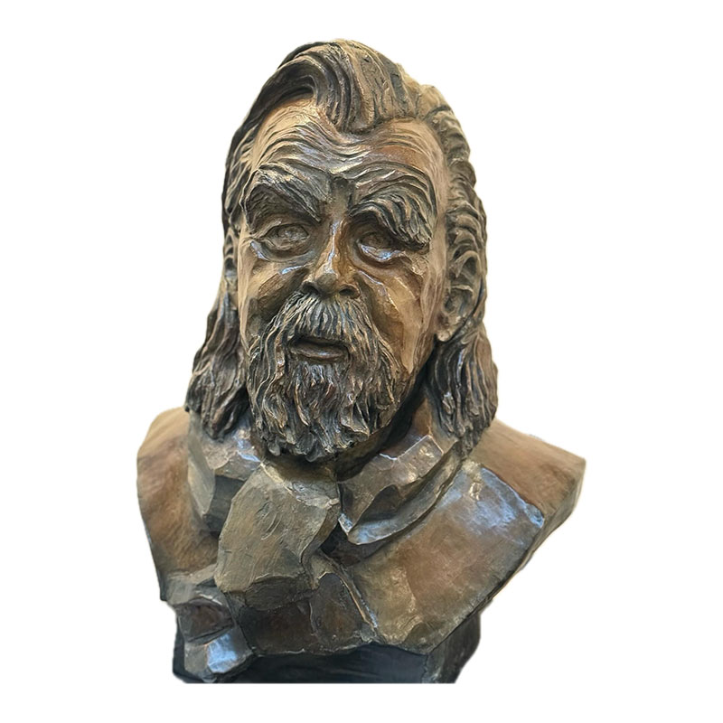 Michael-Lonsdale-bronze-55-36-29-cm Buste de Michael Lonsdale